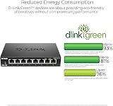 D-Link DGS-108 8-Port Gigabit Unmanaged Metal Desktop Network Switch Black view 6