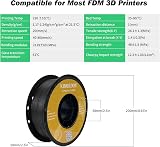 Kingroon PLA 3D Printer Filament Bundle 1.75mm 10kg Yellow Blue Green view 6