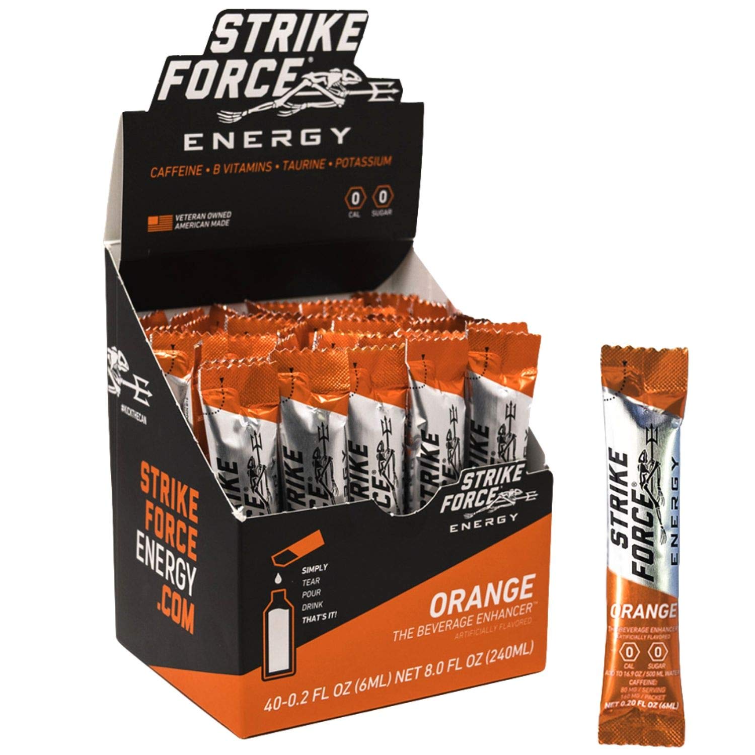 Amazon.com : Strike Force Energy Drink Mix - Healthy Water Enhancer