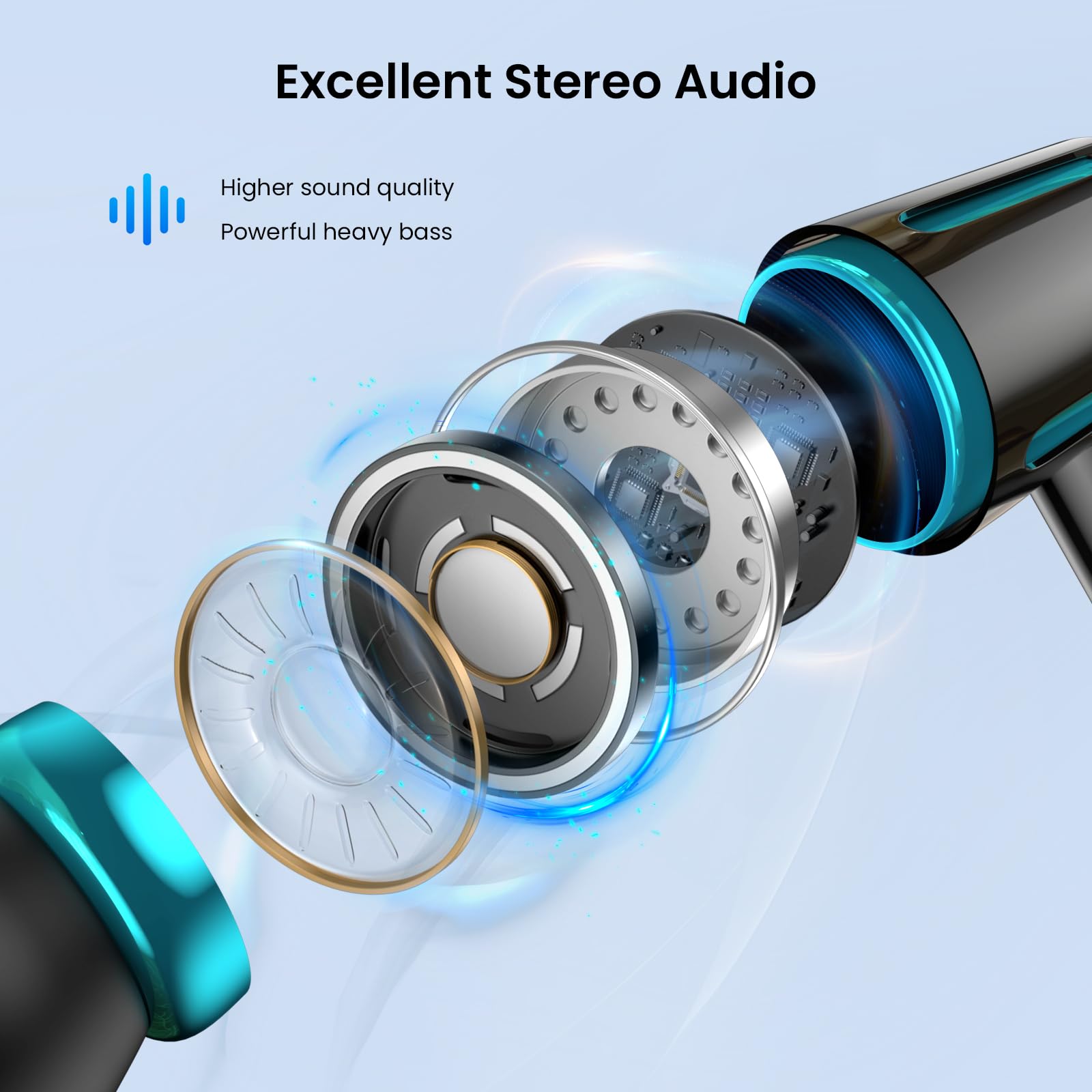 Rayleigh USB C Headphones with Microphone 3 Pack, Wired Earbuds with Heavy Bass, Type C Earphones with Noise Isolating, Compatible with iPad, Android Phones, Fits Most Type C Devices