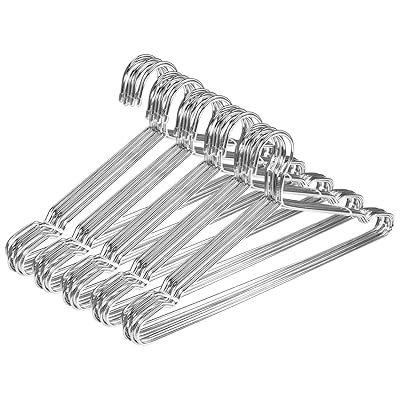 Buy Auv Hangers 304 Stainless Steel Hangers Set Of 50 Non Slip Laundry Hangers Heavy Duty Rustproof Bendable Hangers Skirt Silver Hangers Trousers Coat 1 3 Inches 3 2 Mm Width 16 5 Inches 42 Cm