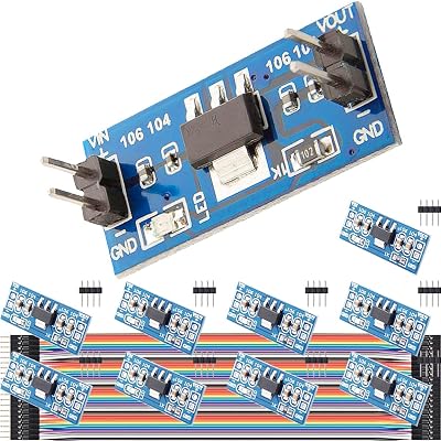 DAOKAI 10PCS 3.3V Voltage Regulator Module Step-Down DC 4.75-12V to 3.3V Power