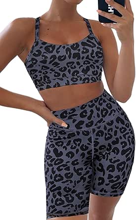 leopard sports bras