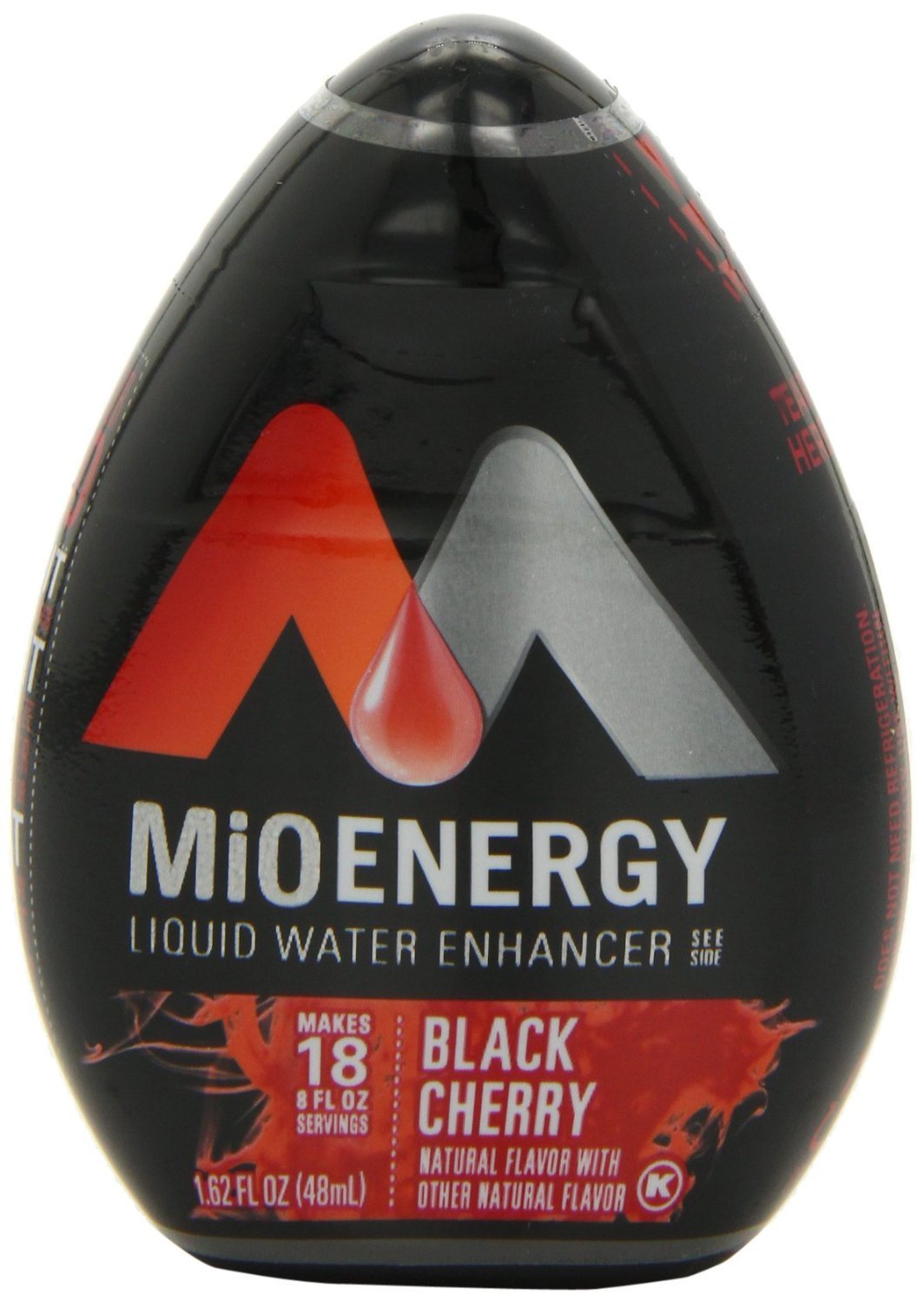 (2 Pack) MIO ENERGY Black Cherry, 1.62 fluid ounce each