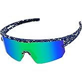 PITFEROCE Youth Baseball Sunglasses Kids Polarized Sunglasses for Boys Girls Softball Cycling Sports Googles UV Protection