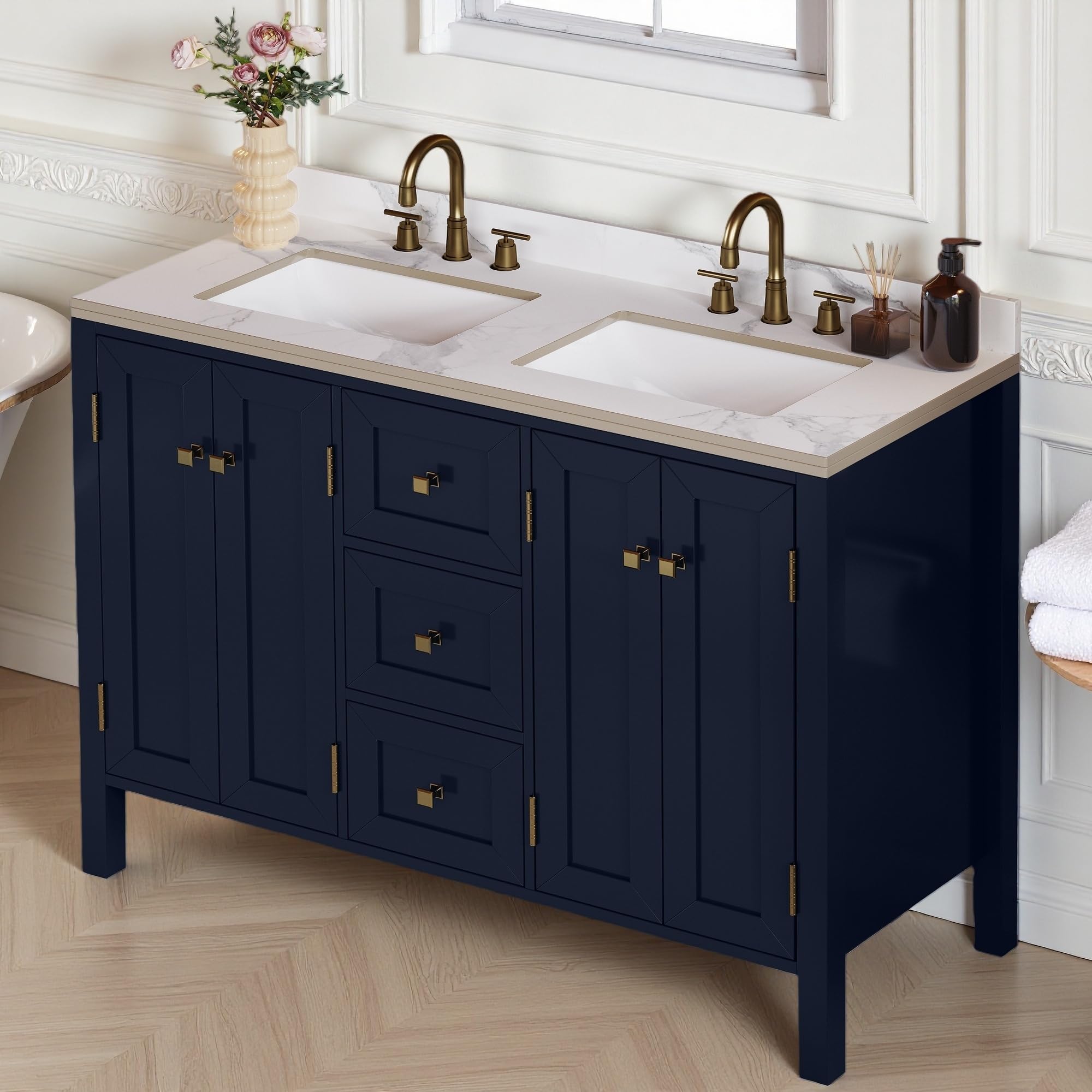 Photo 1 of *MAJOR DAMAGE*
DWVO 47 Inch Bathroom Vanity