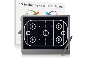 TUGAU Electronic Coach Board Premium Tactical Marker Board with Large LCD Screen and Stylus Pen,Digital Basketball, Baseball, Soccer, Tennis,Football, Training Equipment for Coach and Game Plan