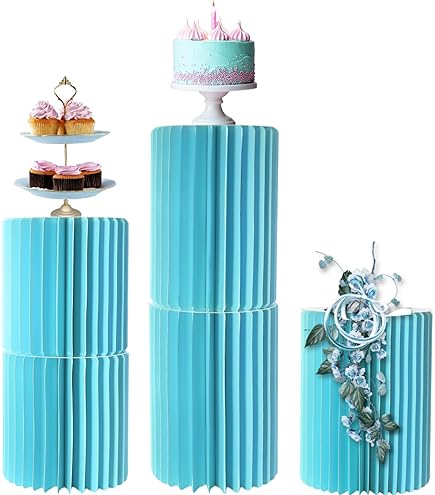 Stacking-Block Design Cake Stands For Party, Customizable Height - View #9
