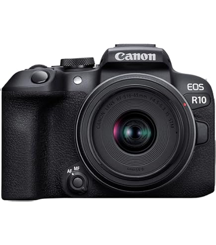 Canon A câmera sem espelho EOS R50 RF-S18-45 mm F4.5-6.3 é um kit