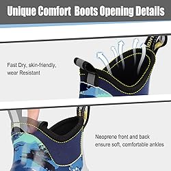 Kalkal Women's Deck Boots, Waterproof Ankle Rain
