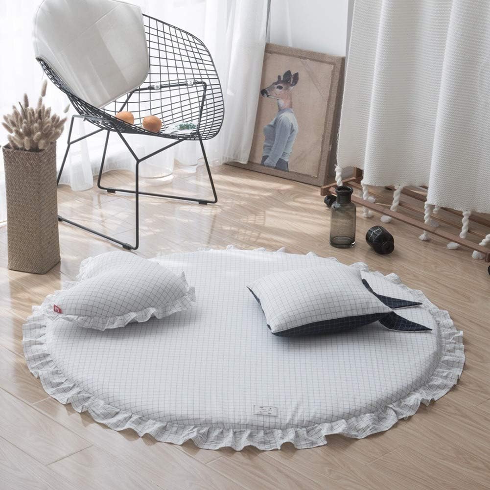 Ameublement Et Decoration Tapis Pour Enfants Rodschinson Com Btytaa Tapis De Jeu Pour Enfants Yoga Femme Tapis Rond Epais Coton Ultra Doux Bebe Rampant Antiderapant Lavable Decoration De La Chambre Des Enfants Beige A