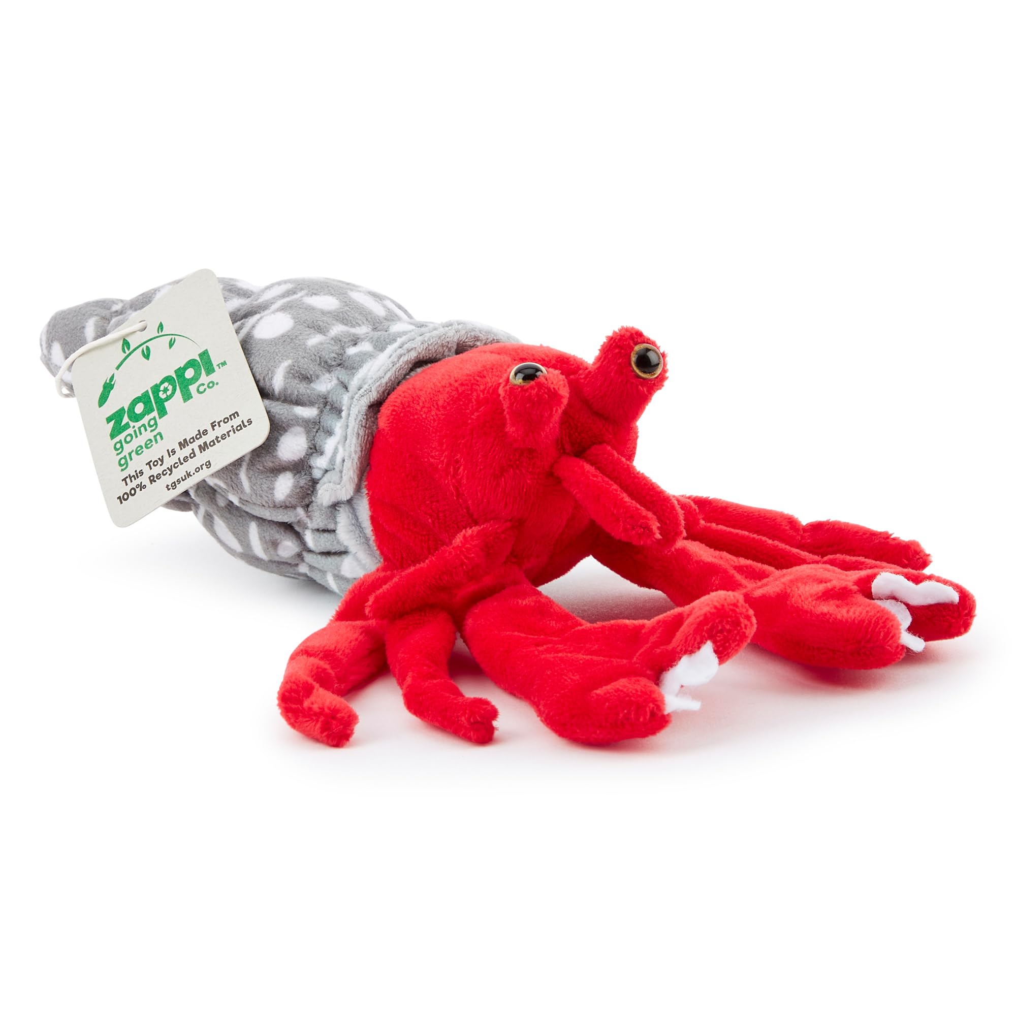 Zappi Co Ultra Soft Hermit Crab Plush Toy (20cm Width) - 100% Recycled, Eco-Friendly, Newborn Gift, Realistic Lifelike โ image 1