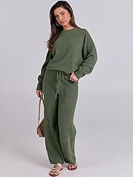 ANRABESS Women's Fuzzy Fleece Pajama Sets 2 Piece