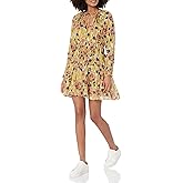 Joie Womens Womens Aminah Dress in Ecru Olive Multi