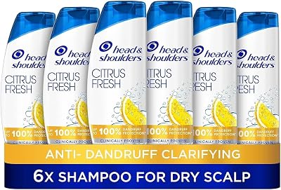 Head & Shoulders Citrus Fresh Anti Dandruff Shampoo 6 x 250ml
