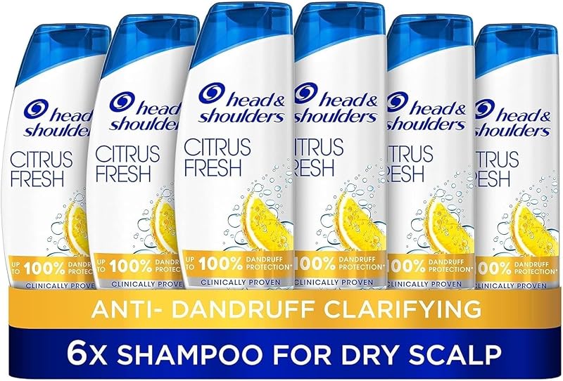 Head & Shoulders Citrus Fresh Anti Dandruff Shampoo 6 x 250ml