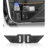 JROAD Carbon Fiber Door Storage Pockets for 2021-2026 Ford Bronco 2-Door 4-Door, Front Side Door Organizer, Bolt-On ABS Trim Panel, Not for Bronco Sport or Power Seats, 2-Pack