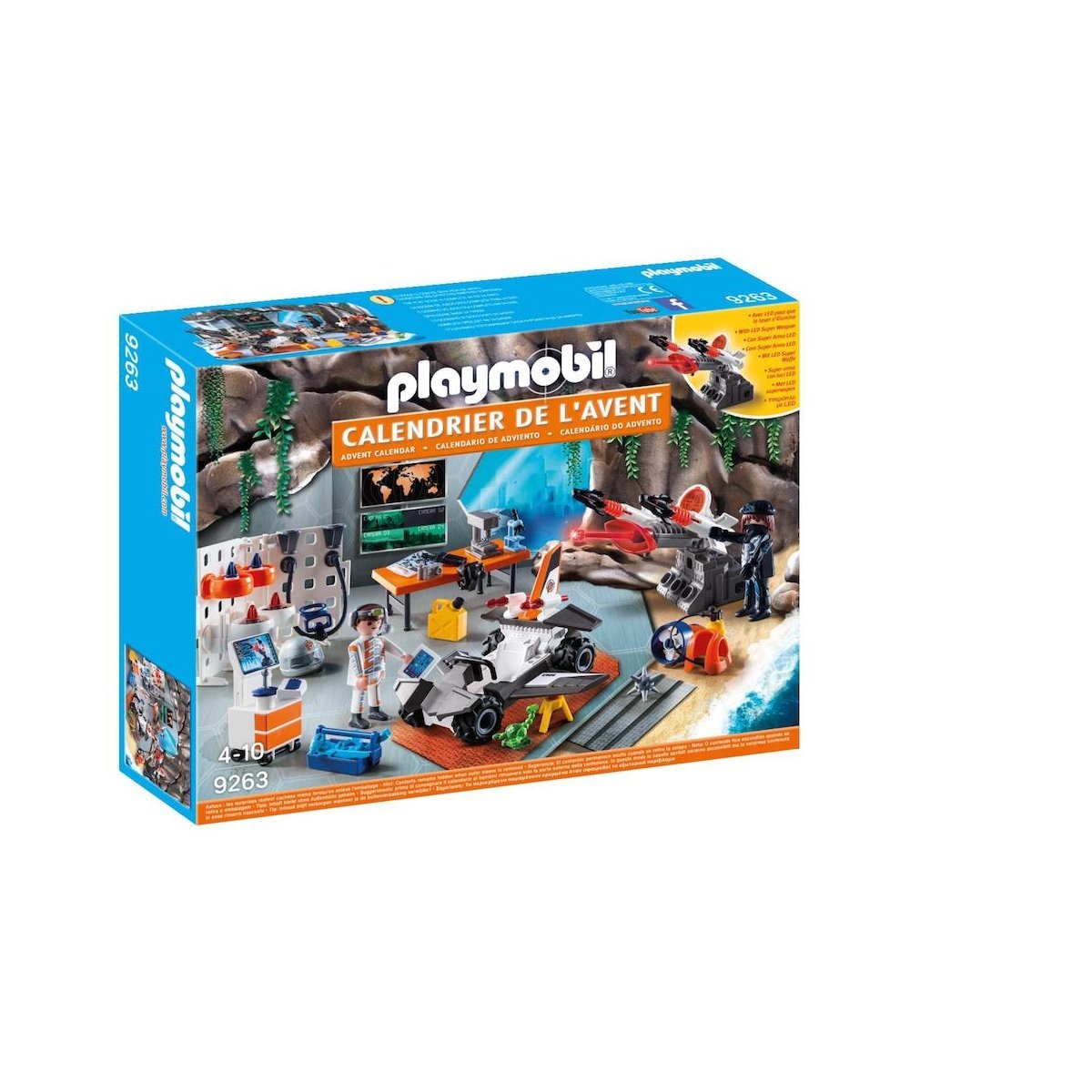 Playmobil Advent Calendar Top Agents with LED Super Weapon, Multi-Colour