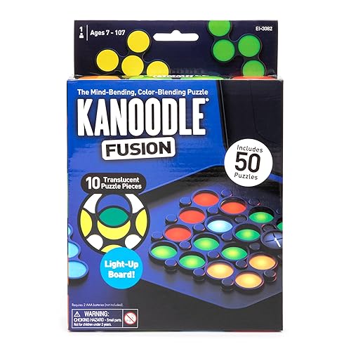 Educational Insights Kanoodle Fusion Light-Up Puzzle Game for Kids