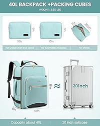 LOVEVOOK Travel Backpack for Women Men as Personal