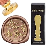 CRASPIRE for You Wax Seal Stamp Retro Word Flower