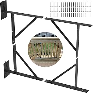 Gate Corner Brace Bracket Heavy Duty Wood Fence No Sag Gate Kit Gate Bracket for Shed Doors, Driveway Gates, Corral Gates, Wood Windows
