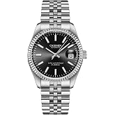 CADISEN 38MM Men's Automatic Mechanical Watch Luxury AR Sapphire Glass Water Resistant Stainless Steel MIYOTA 8215 Reloj Hombre