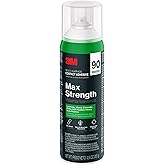 3M Max Strength 90 Multi-Surface Contact Adhesive, 12.6 oz., Low VOC, Max Bond, Heat & Water Resistant, Adjstable Spray for M