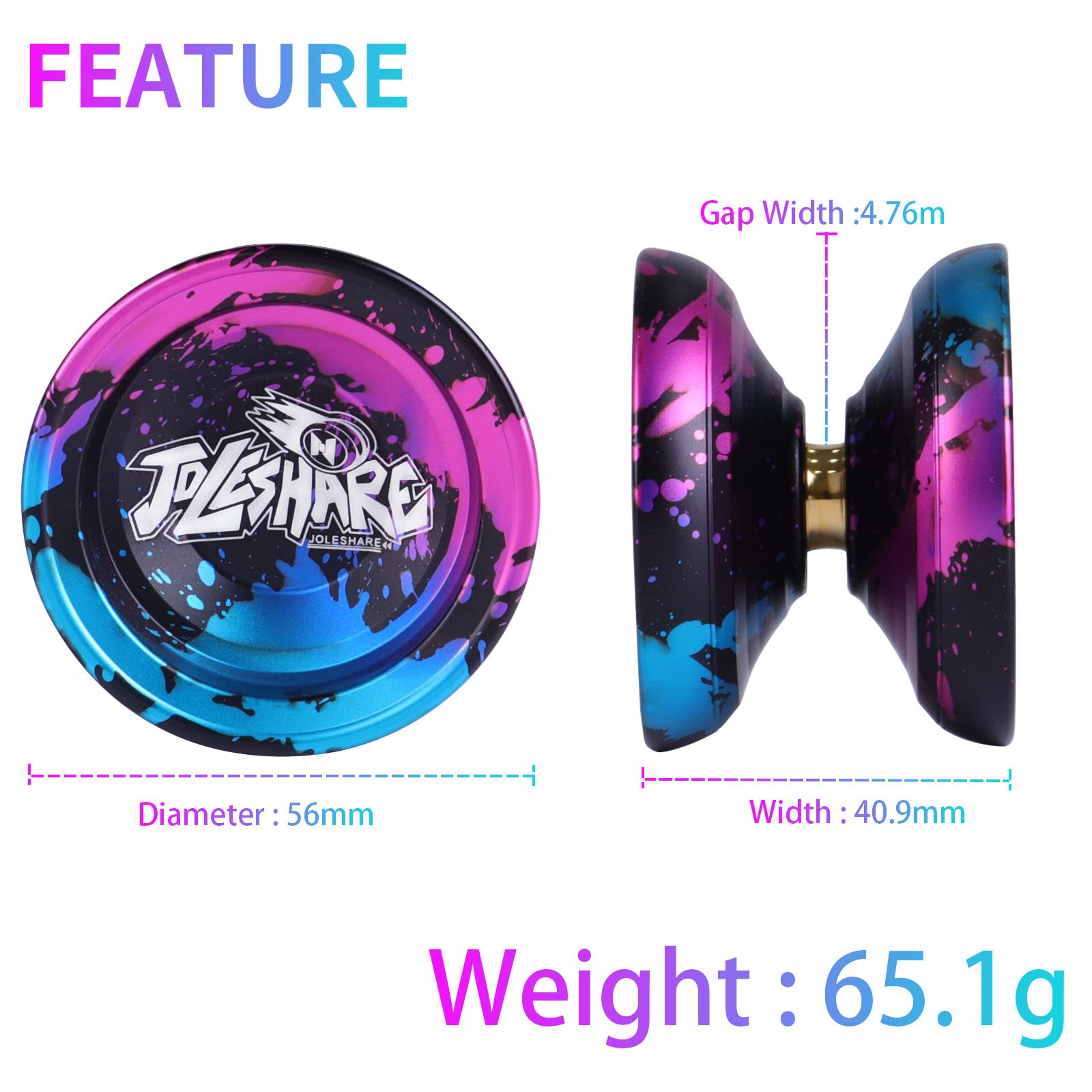 Professional Unresponsive Yoyo X4 for Pros and Responsive Yoyos for Kids Beginners - Replaceable Unresponsive Bearings, Gloves, Removal Bearing Tool and 5 Cords Included(Red Black Blue)