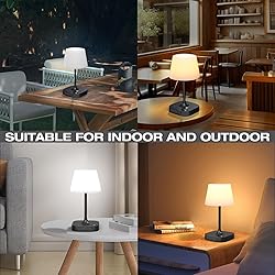 Lightbiz Outdoor Table Lamp - 8000mAh Cordless