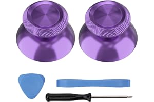 Avericht Metal Thumbsticks for PS5 Controller, Aluminum Joystick Replacement Kit for Dualsense Controller Accessories (Purple