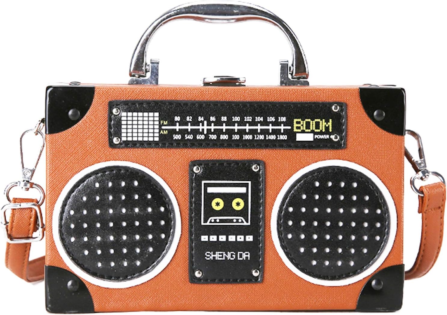 Qing Radio Shaped Handbag for Girls with Shoulder Strap