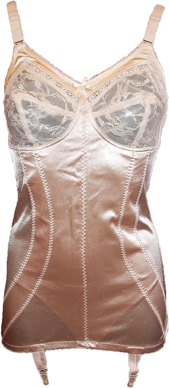 MagiSculpt / Silhouette Medium Control Full Body Open Corselette with Suspender Straps