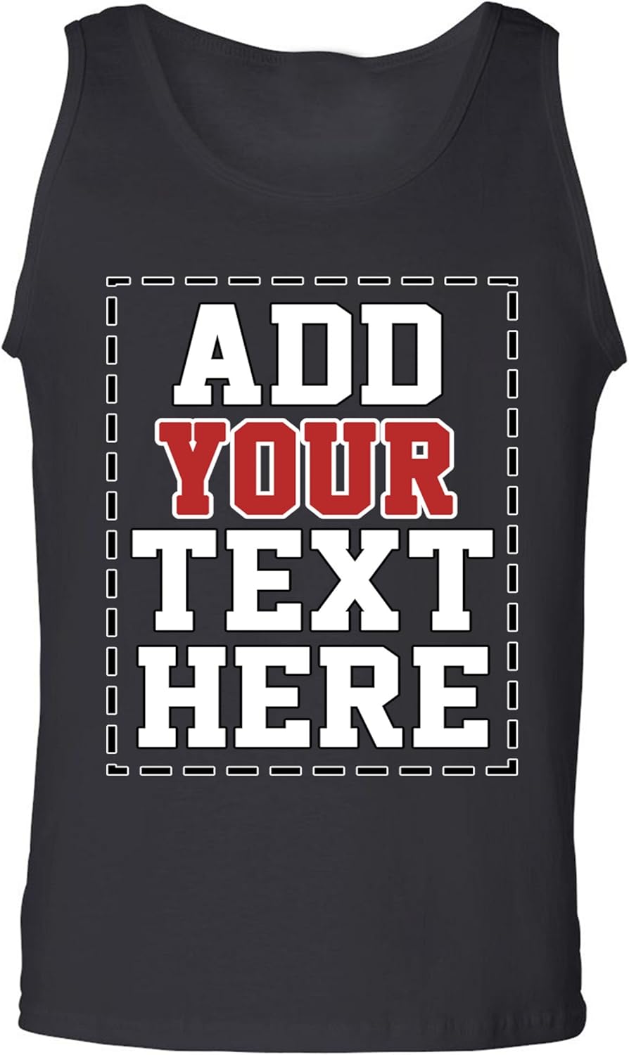Amazon Com Custom Tank Tops For Men Design Your Own Tank Top