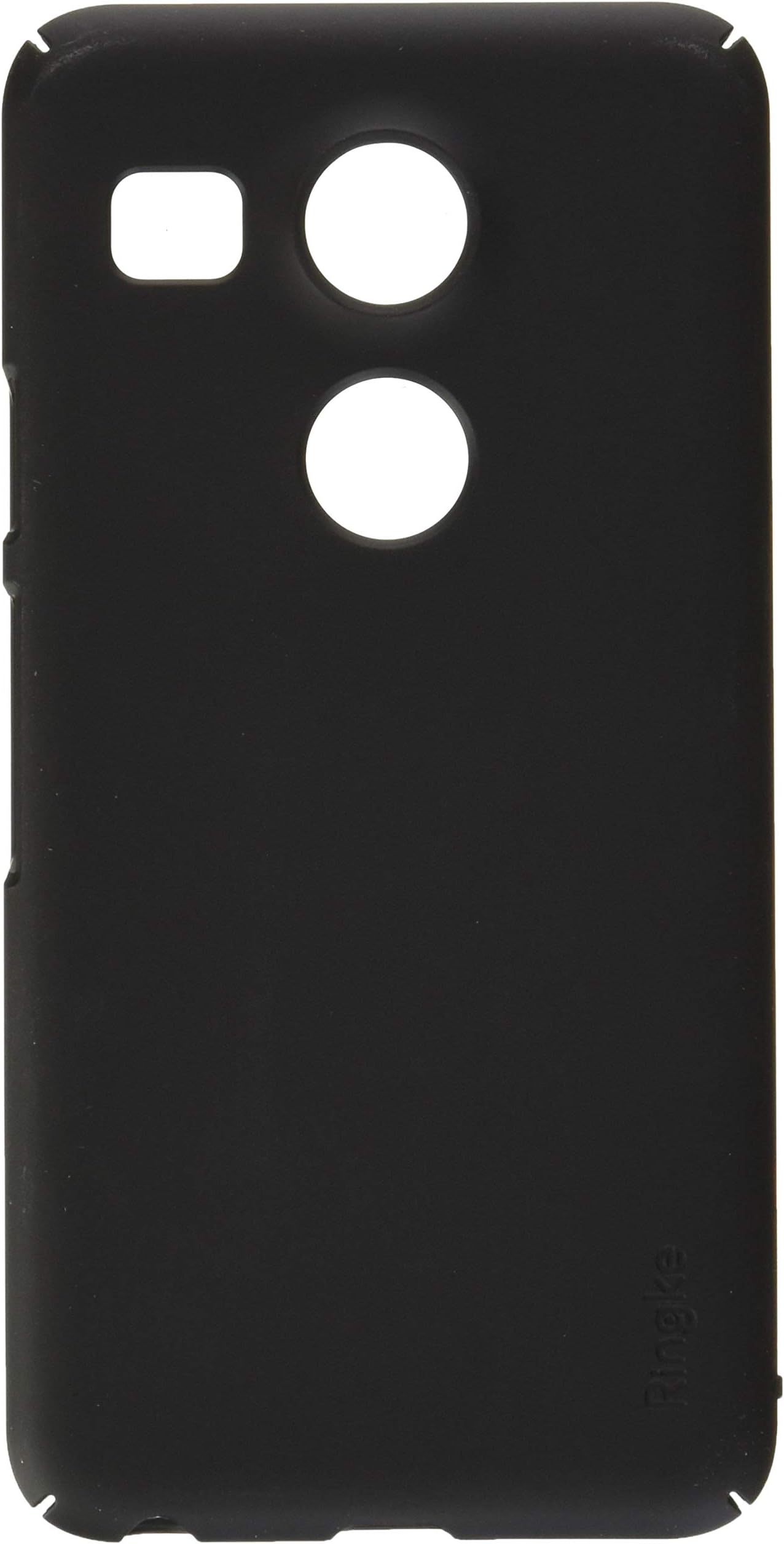 Ringke Slim Compatible with Nexus 5X Case Extreme Lightweight & Thin Cover w/Screen Protector Snug-Fit Scratch Resistant Superior Coating PC Hard Skin for Google Nexus 5X - SF Black