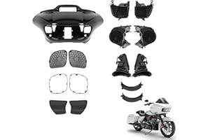 TEBEDI Inner Outer Fairing Air Duct Storage Glove Box Speaker Boxes & Grilles Compatible with 2015-2024 Harley Davidson Road 