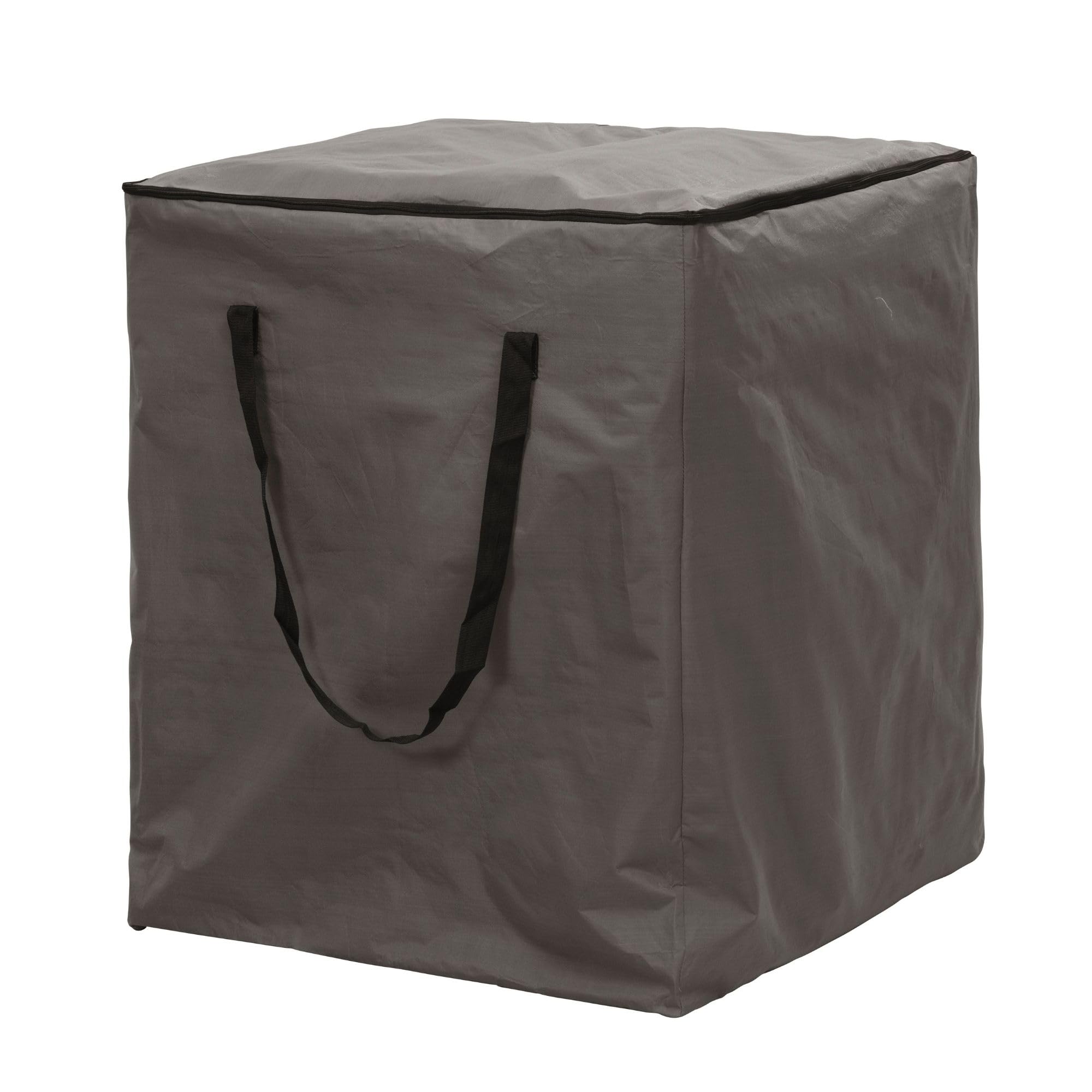 Perel Storage Bag for Lounge Cushions Garden Furniture Cushion Cover Garden Furniture Cushion Protective Cushion Cover Waterproof Grey 75 cm x 75 cm x 90 cm — image 1