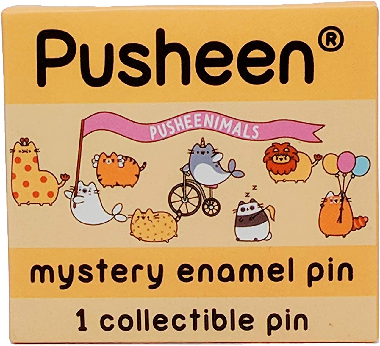 pusheen blind box enamel pin