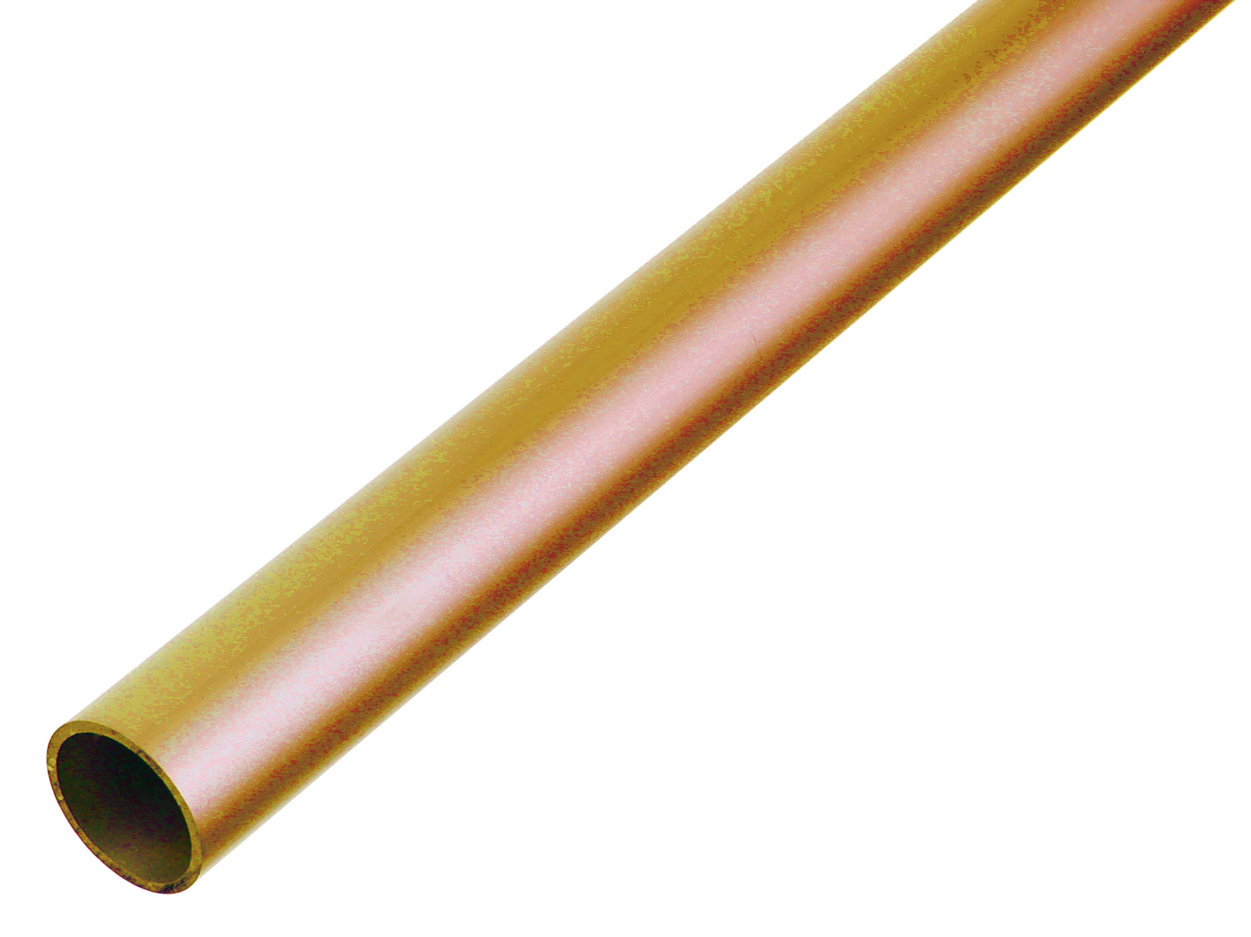 Alberts 471248 Round Tube | Brass | 1000 x 8 x 0.5 mm