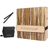 PARDUS Portable Cajon Drum with Removable Snare Straps &ndash; Travel Cajon with Dual-Sided Birch &amp; Techwood for Deep and Crisp Sounds &ndash; Percussion Musical Instrument &ndash; Includes Oxford Carrying Bag
