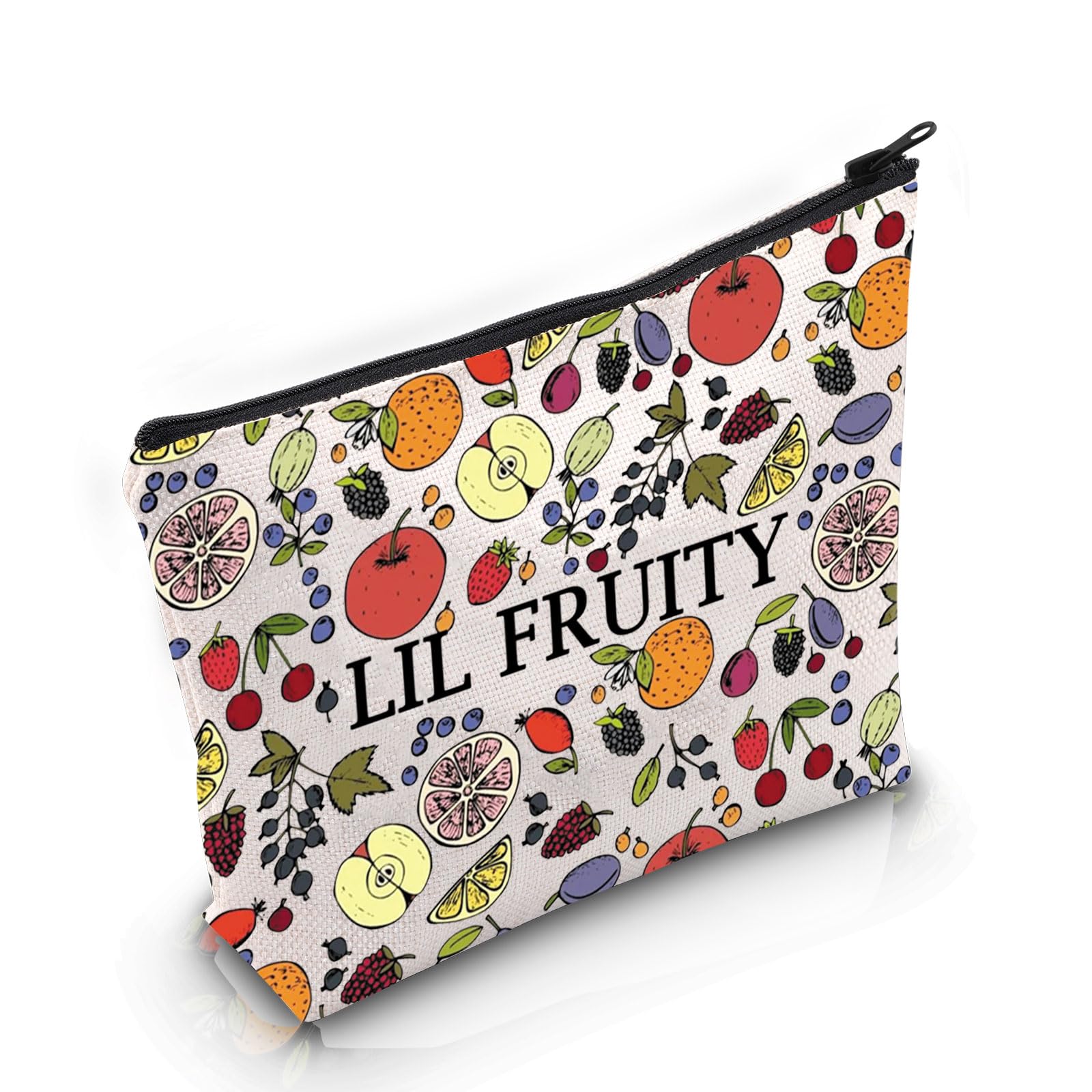 PYOUL Gay Lesbian Pride Inspired Gift That's A Little Fruity Makeup Bag LGBTQ Cosmetic Bag Pride Month Merch (A Little Fruity Bag)