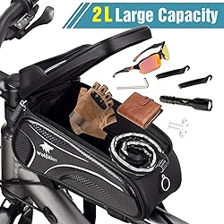 WOLFILIST Bike Bag - Waterproof Bike Frame Bag with