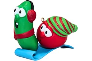 Hallmark Keepsake VeggieTales - Bob The Tomato and Larry The Cucumber 2000 Christmas Ornament