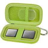Heart Rate Monitor Case for AliveCor for KardiaMobile 6L / 6L Max 1L Personal EKG Monitor Storage Holder Fits for Cardiac Mobile Portable Heart Rate Monitor Bag Organizer (Pill Box Included) Green