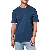 BOSS Mens Small Logo Cotton Crewneck T-Shirt
