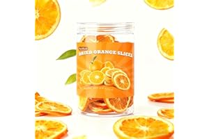 KACHIKACHI Dried Orange Slices - 5.3oz 150g, No Sugar Added | Orange Wheels | Dehydrated Dried Fruit for Cocktails/Cakes/Crafts/Potpourri/Candle Making (5.3oz | 150g)