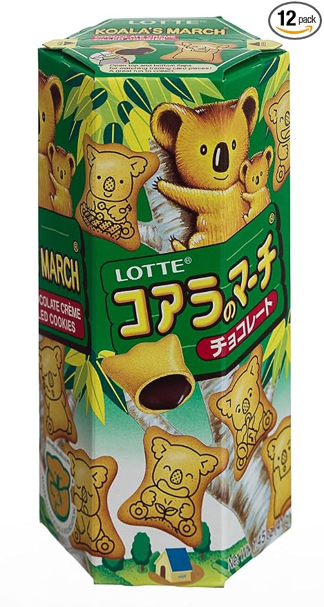 Lotte koala's march cookies, chocolate (081900000086)