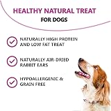 Pets Purest Rabbit Ears for Dogs 100g Natural Air-Dried Treats view 2