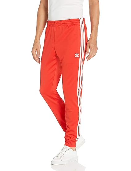 adidas superstar track pants red