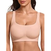 Avidlove Bras for Women Wireless Comfortable Bra Supportive No Underwire Bras Tshirt Push Up Bralettes Jelly Dot Seamless Bra